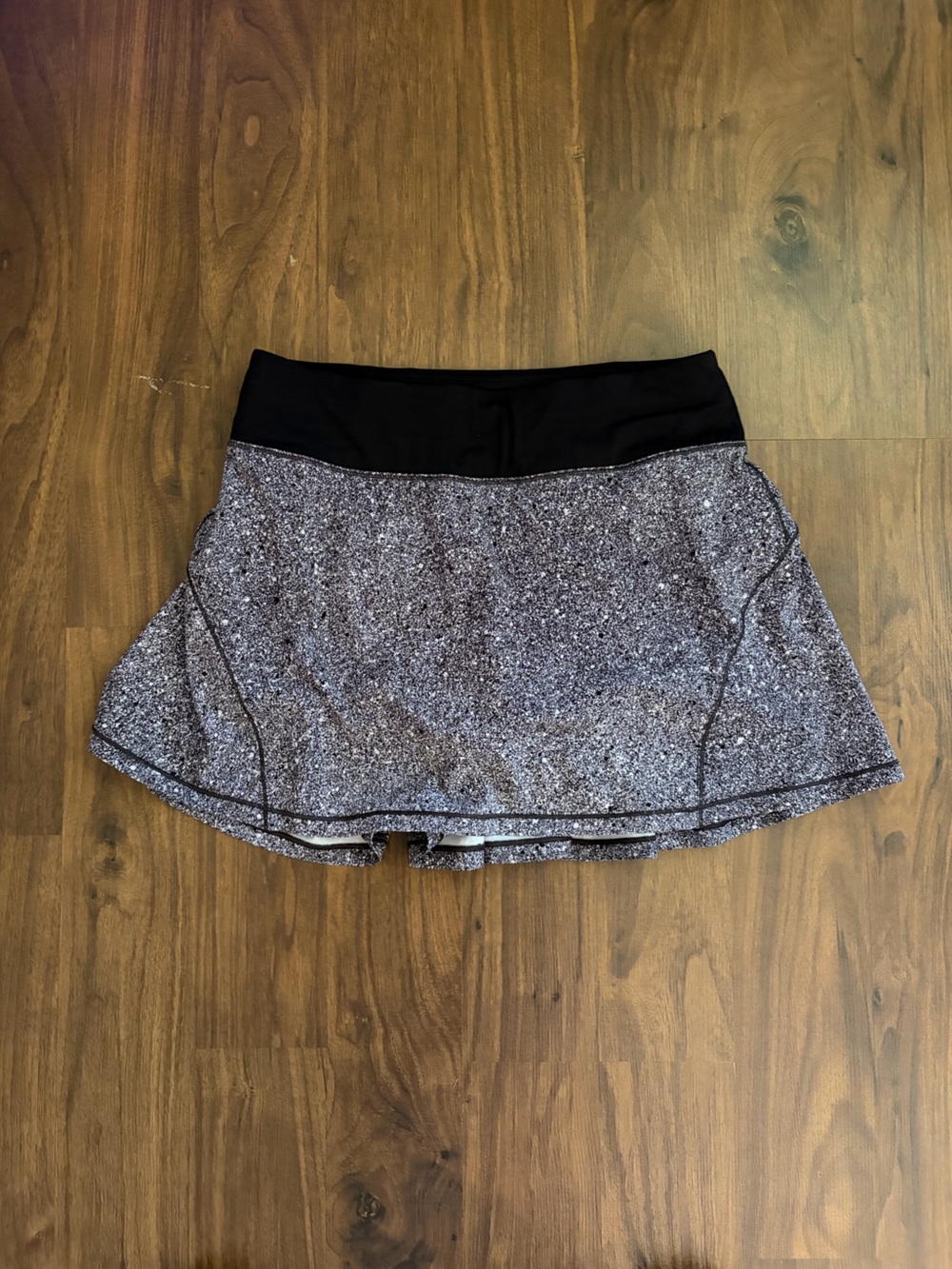 lululemon athletica Black and Heathered Gray Athletic Skirt